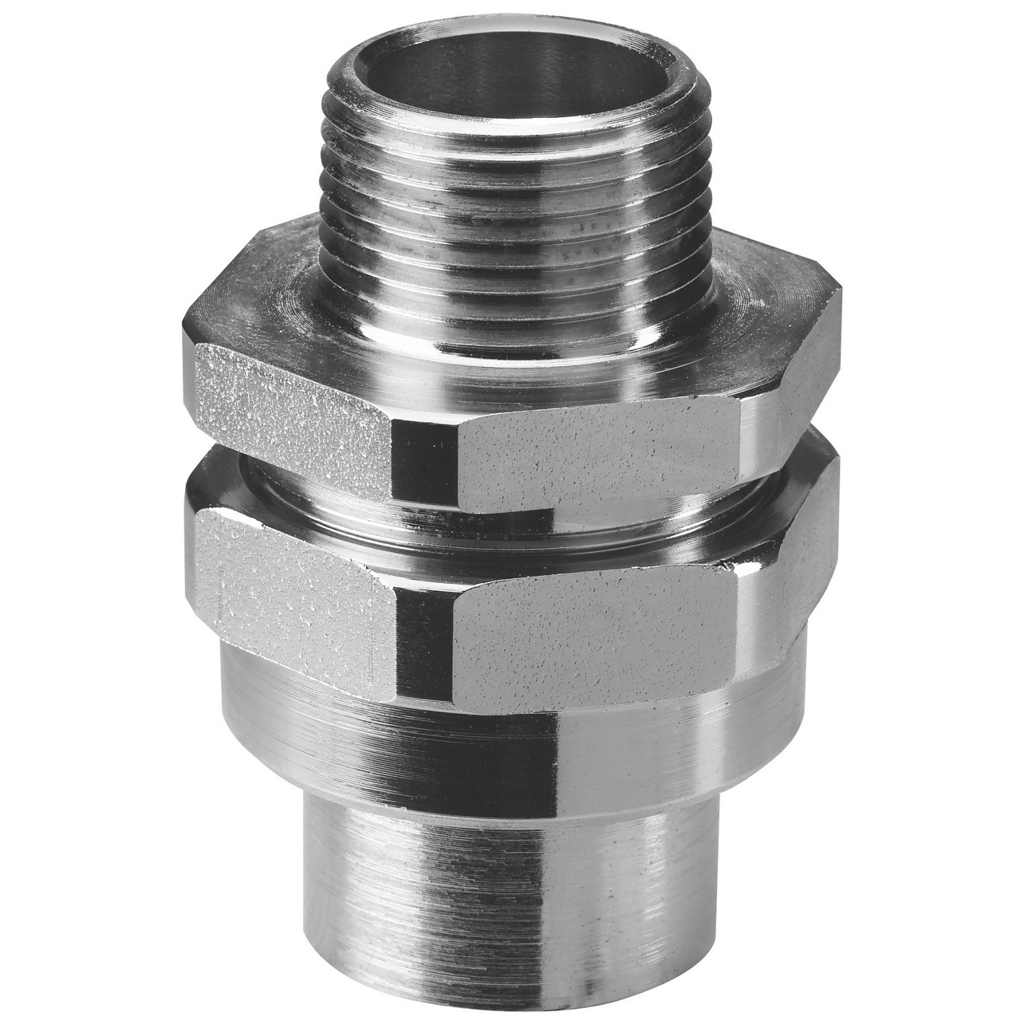 UNY-505-TB T&B 3-Piece Coupling Dust-Ignitionproof Male Explosionproof Conduit Union, 1-1/2 in, Steel, Electro Galvanized