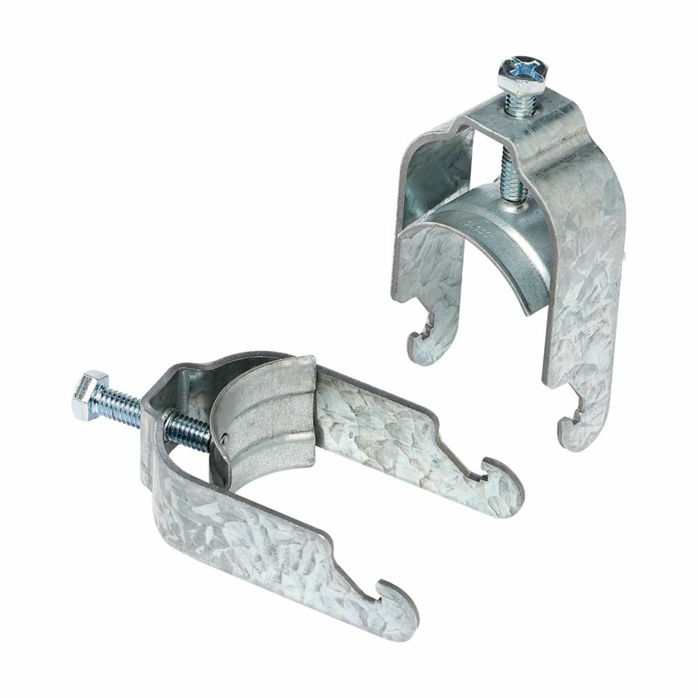 BL200 1-Piece Assembled Conduit/Cable Clamp, 2 in Conduit, 200 lb Load, 1.98 to 2.576 in OD, Steel