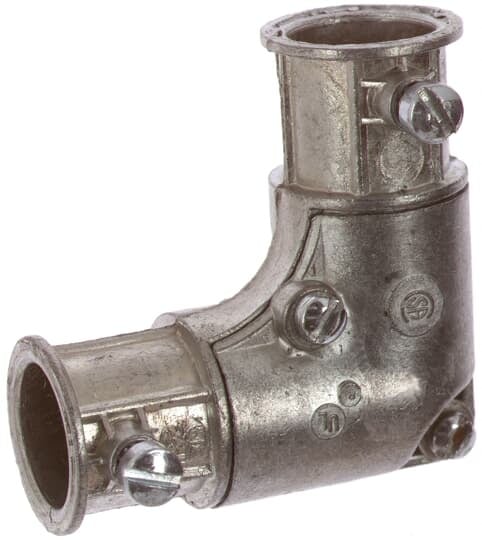 TL-292 Steel City Capped Corner Conduit Coupling, 3/4 in, For Use With EMT Conduits, Die Cast Zinc