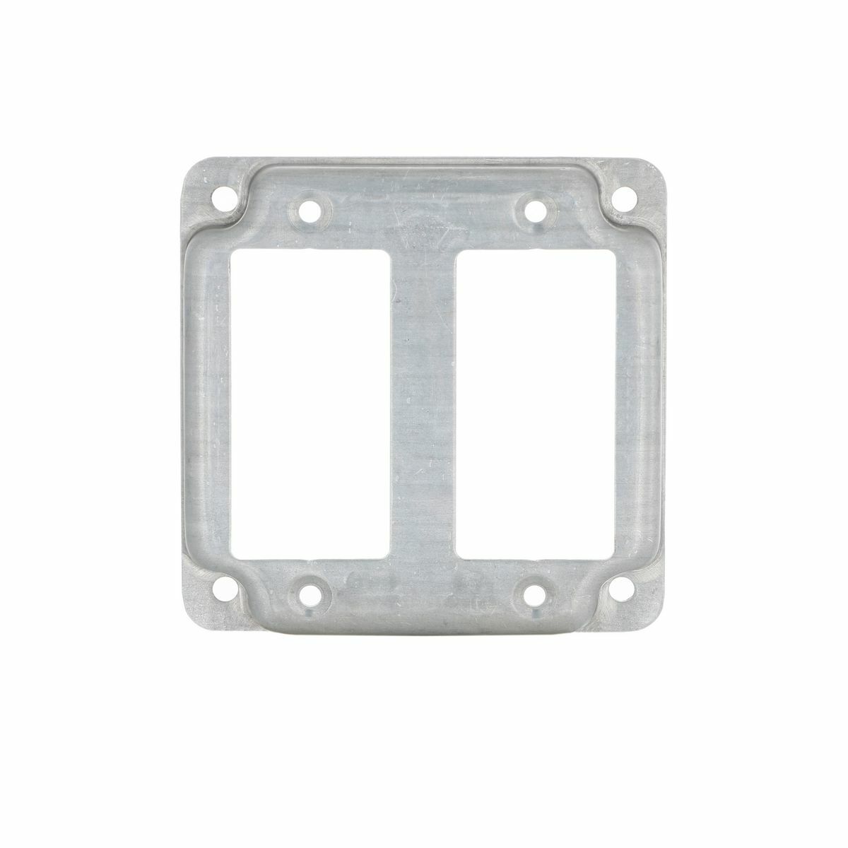 809C Square Exposed Work Cover, 4.19 in L x 4.19 in W x 1/2 in D, Steel