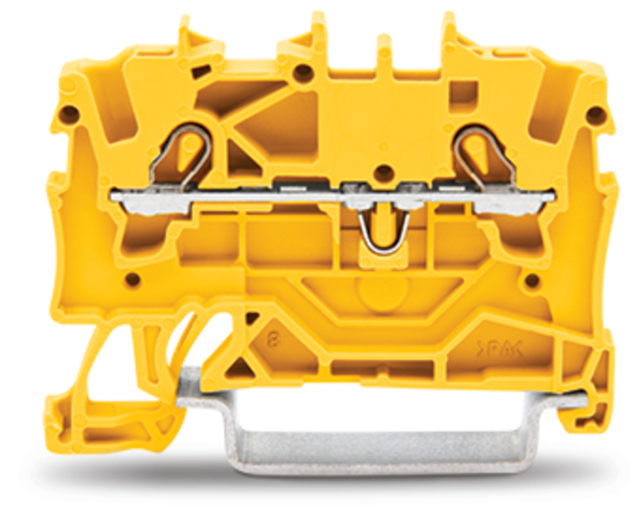 2001-1206 Operating Tool Conductor Terminal Block, 800 V, 18 A, 22 to 14 AWG Wire, 1 Poles, DIN Rail Mount