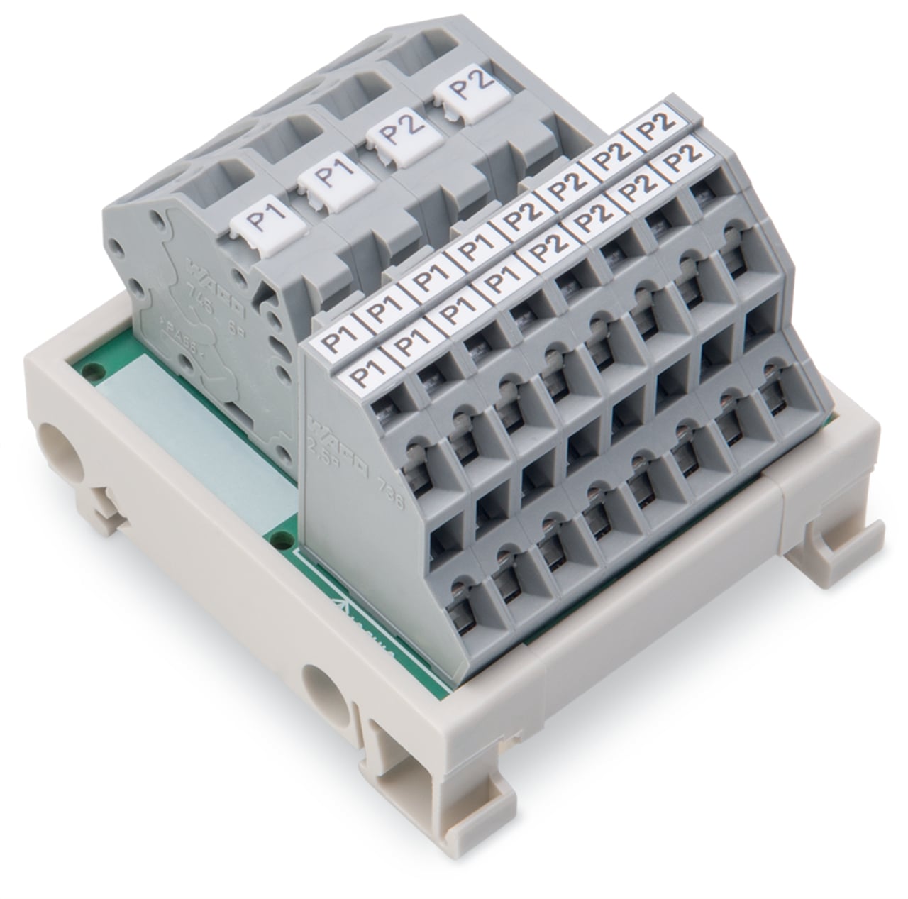 830-800/000-305 Potential Distribution Module, 2 Poles, 10 AWG Solid Conductor, 10 AWG Fine-Stranded Conductor, 12 AWG Solid Conductor, 12 AWG Fine-Stranded Conductor Wire