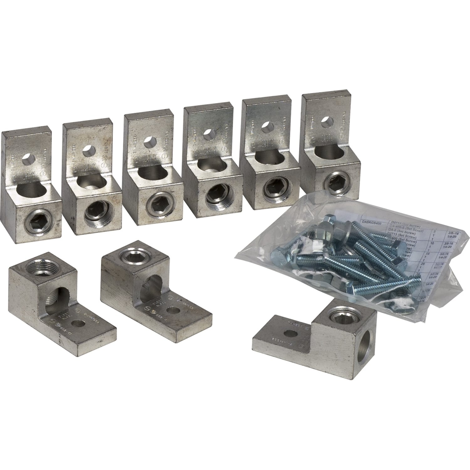 DASKP1000 Mechanical Lug Kit, For Use With Low-Voltage Dry-Type Distribution Transformers, 601 to 800 A