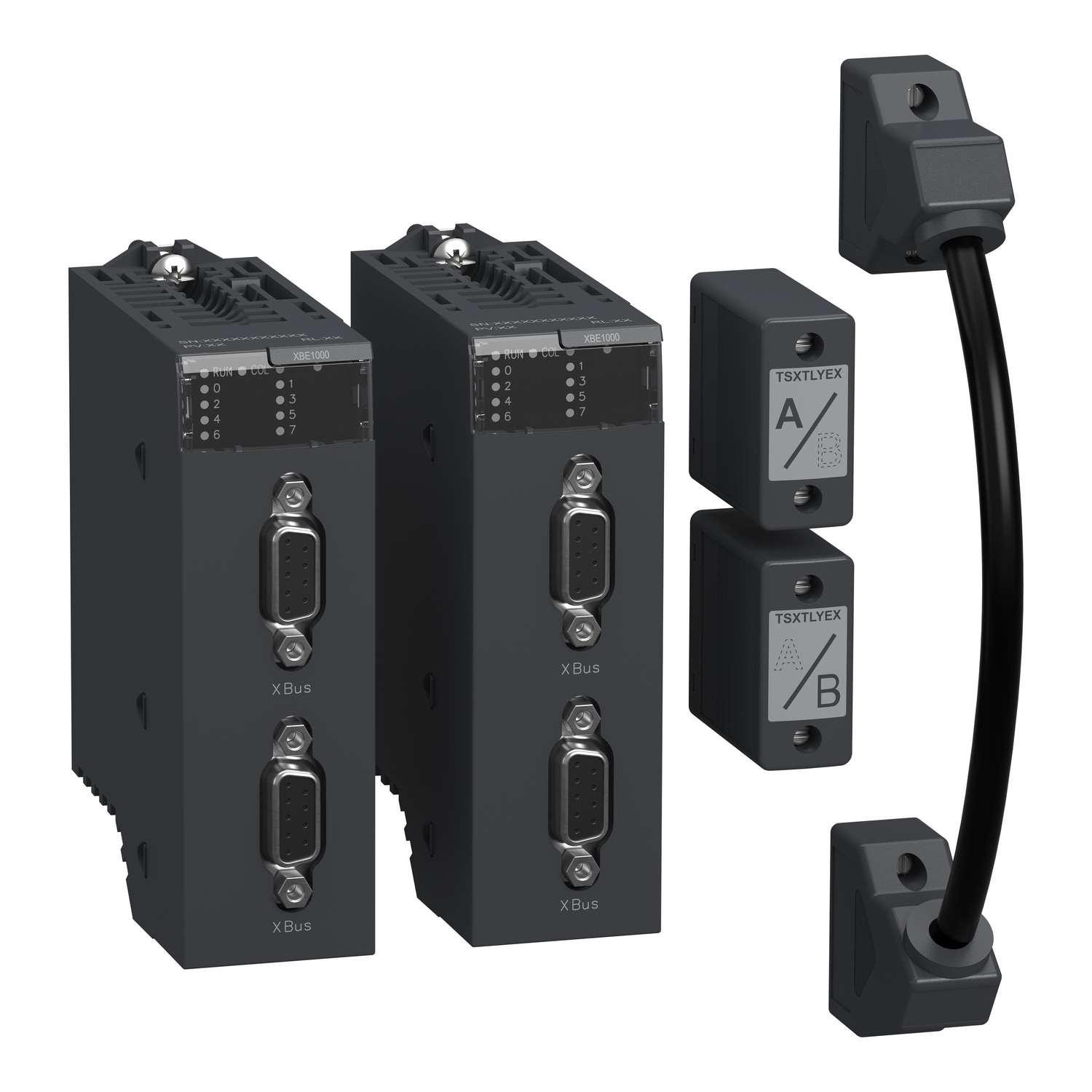 BMXXBE2005 Modicon X80 Backplane Extender Kit, For Use With M348 BMXXBE1000 Backplane Extender and M340 Backplane