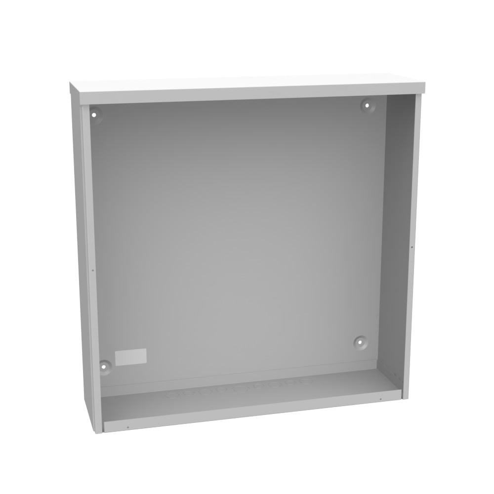 30x8x30 Screw Cover Type 3R UL Listed Steel Knockouts ANSI 61 Gray Quad D Knockout for Lock Emboss Mounting Holes in Back