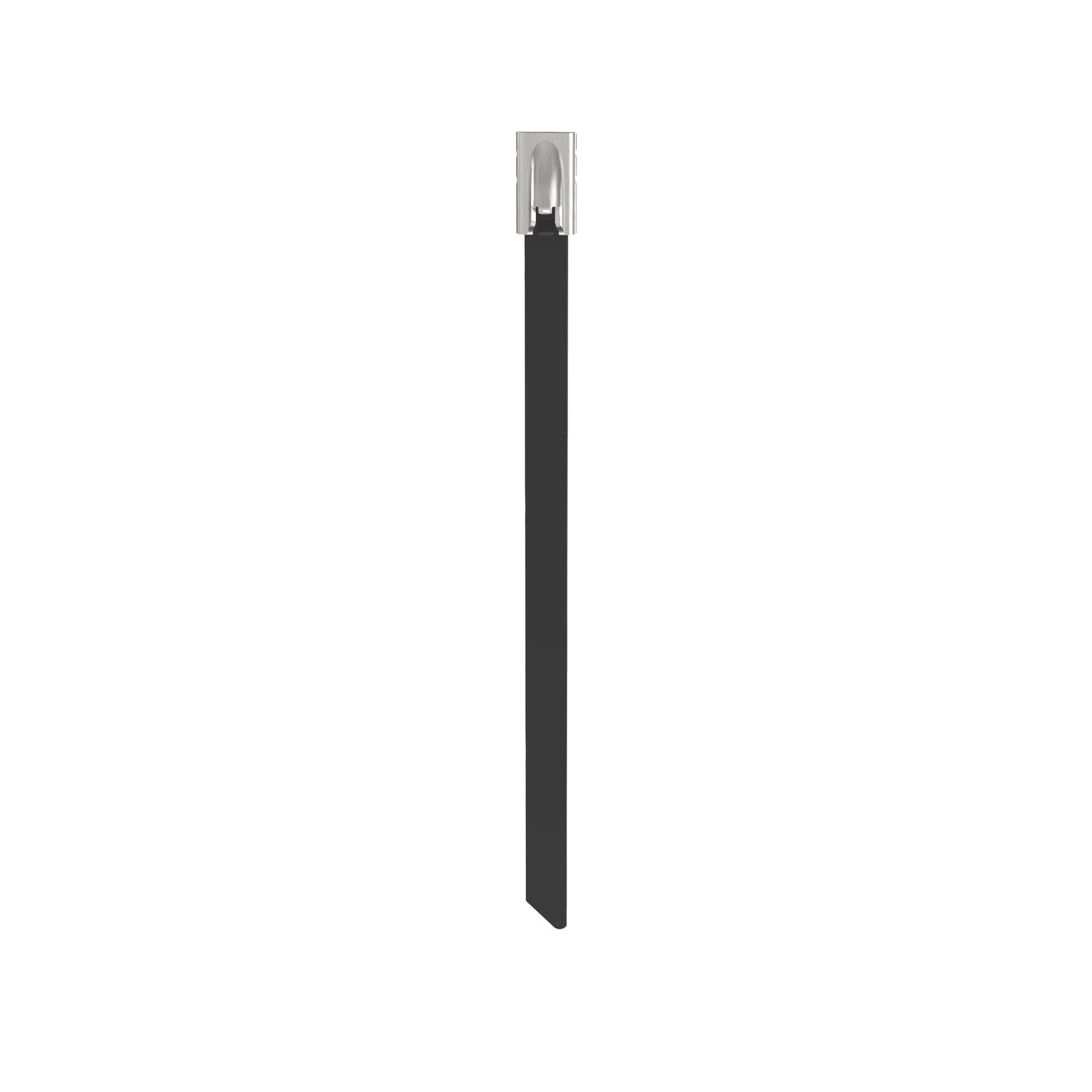 MLTFC6S-CP316 Pan-Steel MLTFC Cable Tie, 20.5 in L x 0.18 in W x 0.017 in THK, 316 Stainless Steel/Fully Coated Polyester, Black