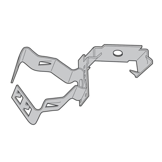 SSF-SF-C1/2-3/4 Steel City Conduit-to-Metal Stud Conduit Support Clip, For Use With Stud Wall, Drywall Box and Cover, Steel
