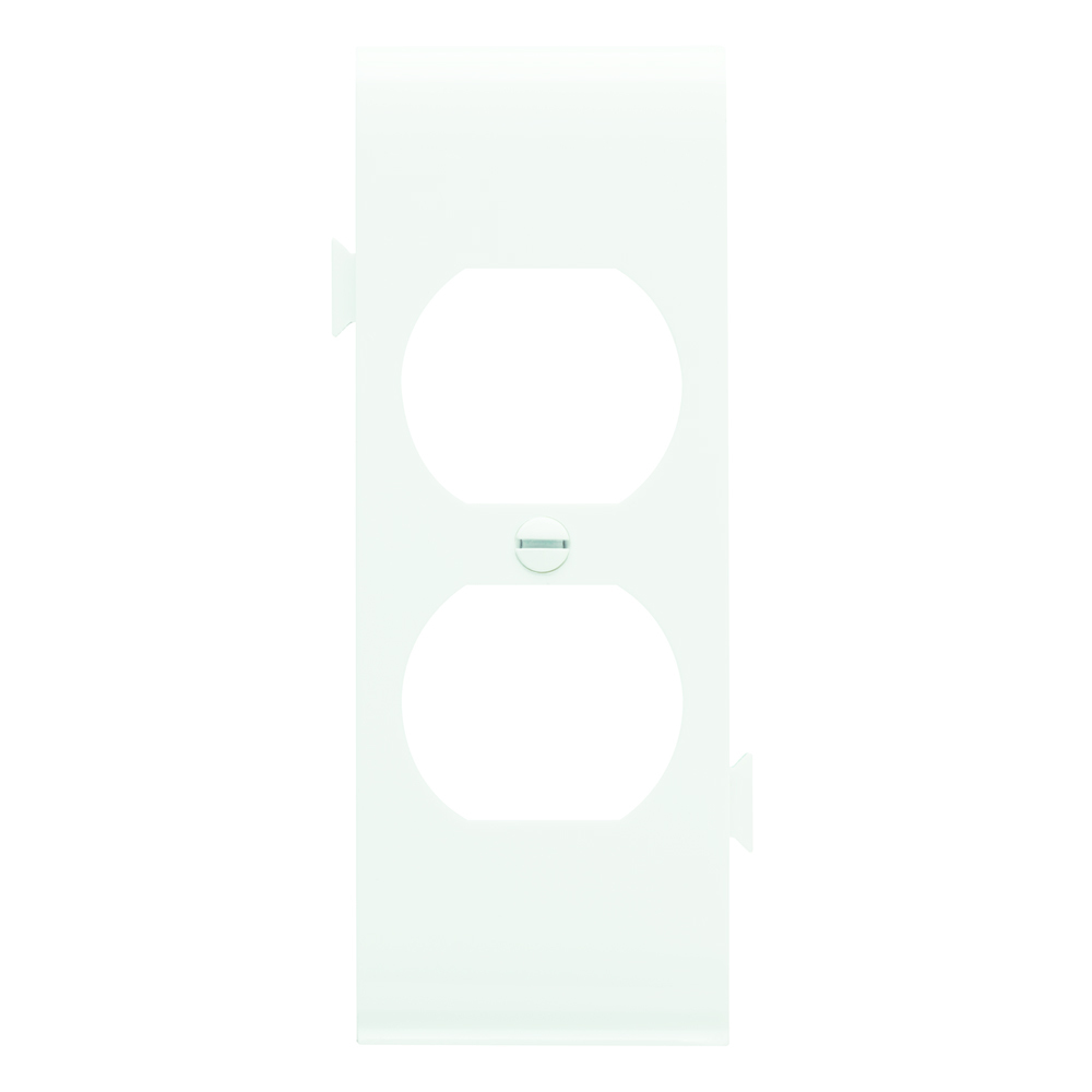 PJSC8W Sectional Wall Plate, 1 Gangs, 5-1/2 in, Thermoplastic, White