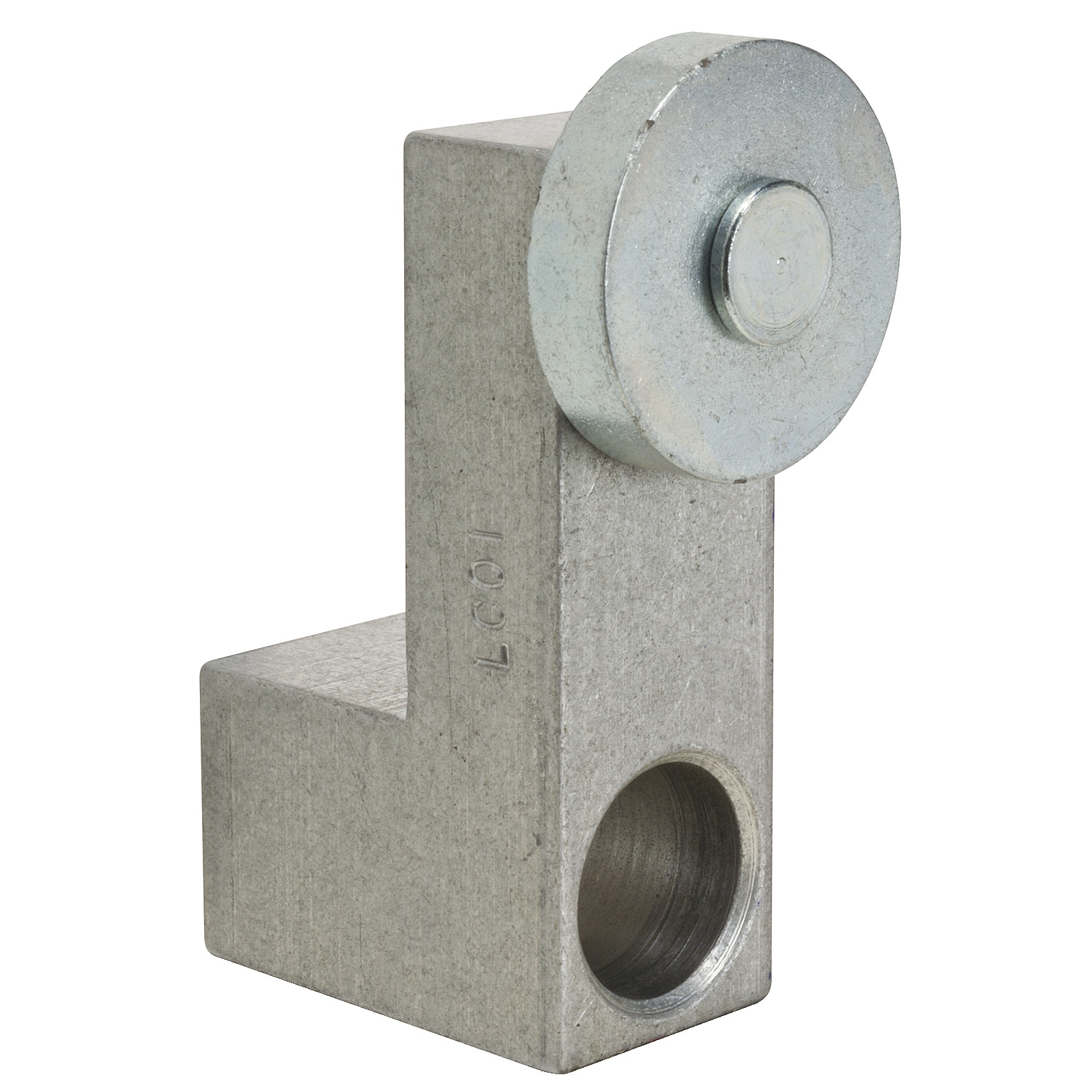 LCO1 Style LC 360 deg Angular Adjustable Spring Return Roller Lever, 2-1/2 in L, Steel Roller, Aluminum Arm