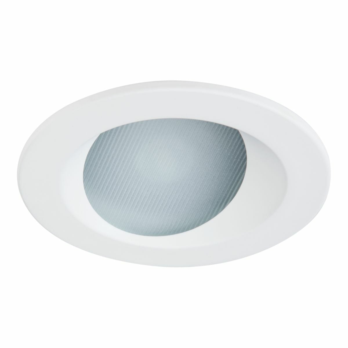 1442MWWF Halo E44 Angle Cut Conical Reflector Full Overlap Lens Wall Wash Self-Flanged Recessed Lighting Trim, LED Lamp, For Use With E44MR16ICAT 6 in Ultra Shallow Recessed Low Voltage New Construction Housing