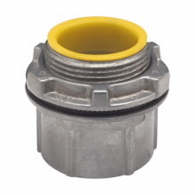 CHB9 Threaded Conduit Hub, 3-1/2 in, For Use With IMC/Rigid Conduit, Zinc, Natural