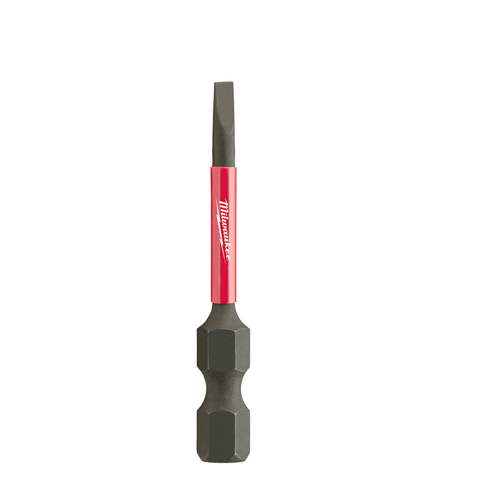 48-32-4755 Shockwave Impact Duty Impact Power Bit, 7/64 in Slotted Point, 2 in OAL, 1/4 in, Steel