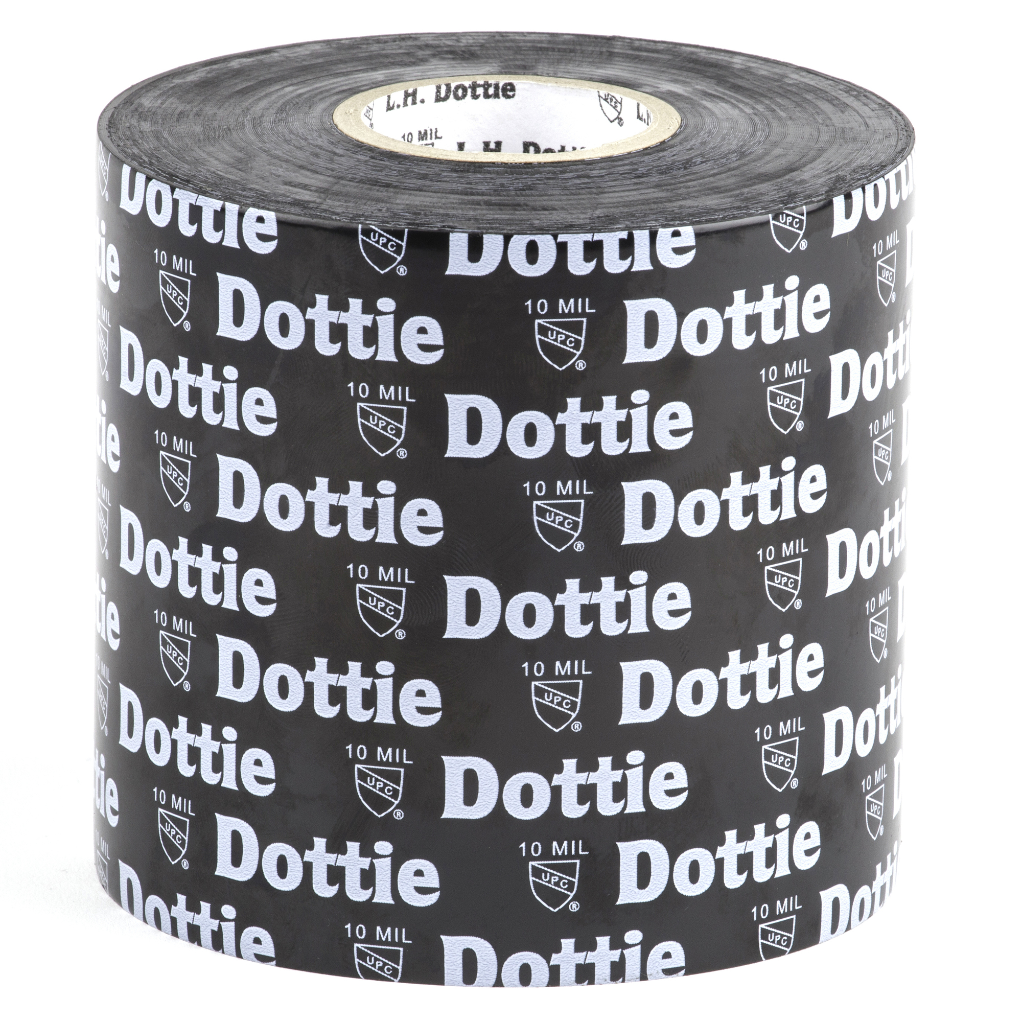 410 Pipe Adhesive Wrap, 100 ft L x 4 in W, 10 mil THK, PVC Adhesive, Rubber Resin Backing, Black