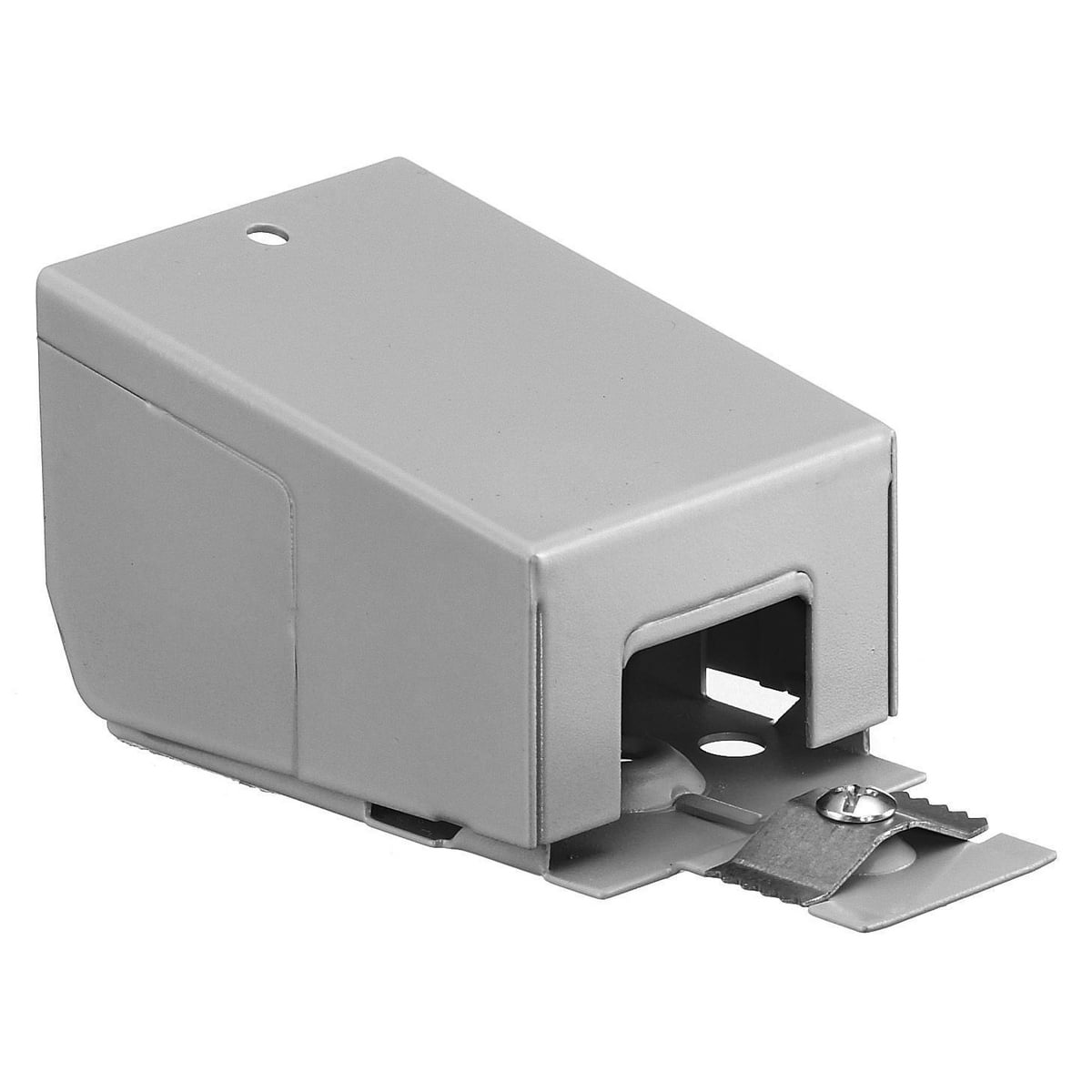 HBL2010A3GY HBL2000 Standard Large Capacity Tamper Resistant Entrance End Fitting, 0.89 sq-in, For Use With HBL2000, HBL2000A Series Metal Raceways, Rolled Steel, Gray