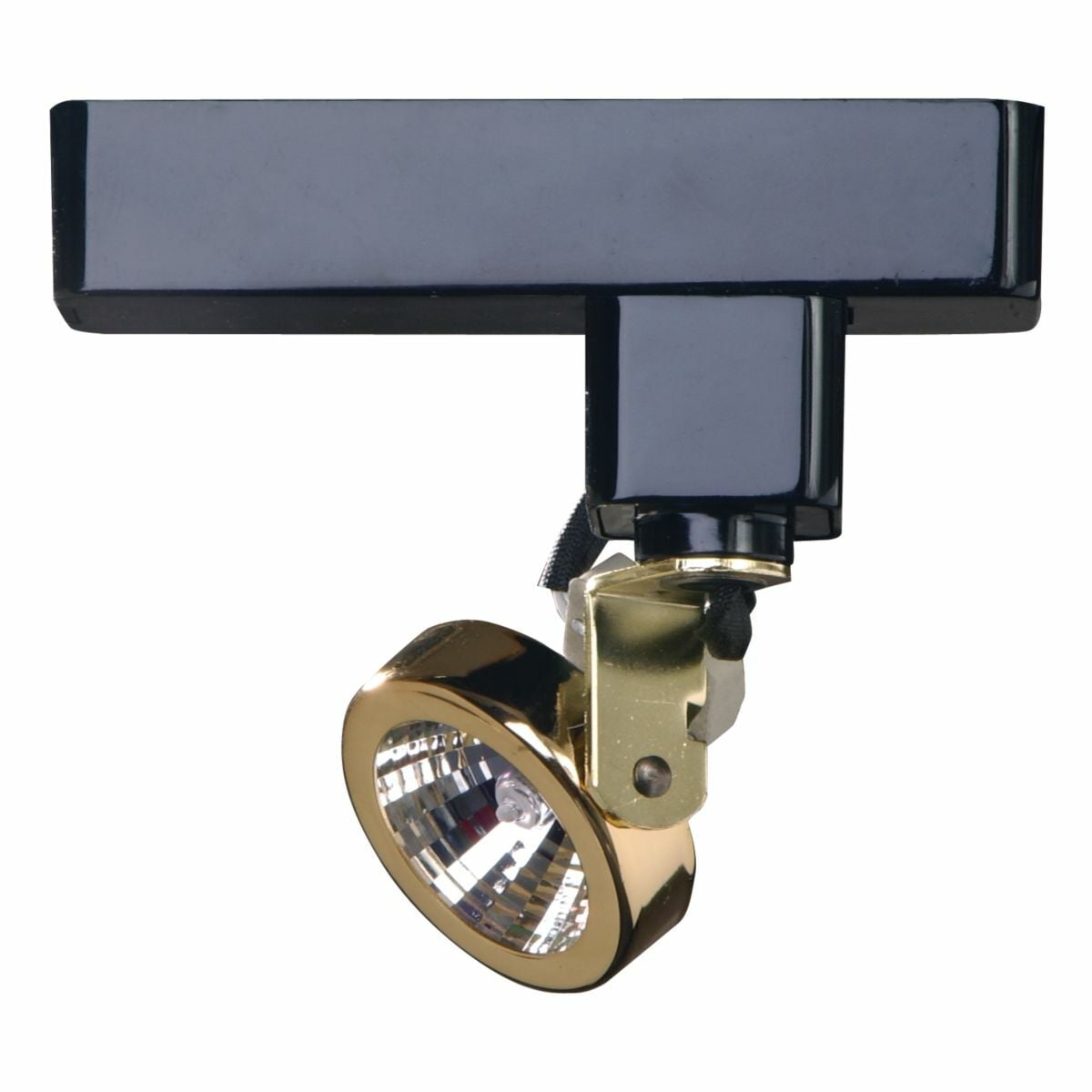 L2716MB Halo Power-Trac Low Voltage Track Head, Incandescent Lamp, 75 W Fixture, 12 V AC, Gimbal Ring Head