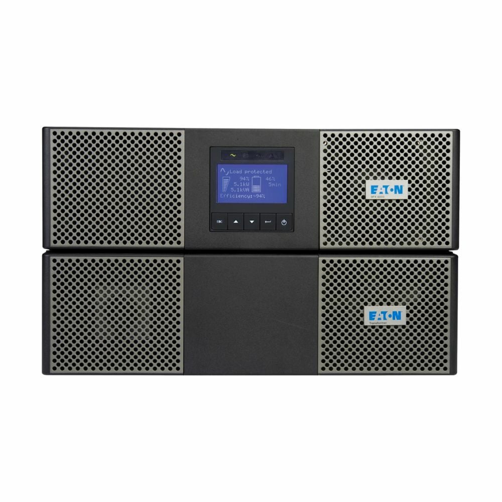 9PX3K3UNP2 6U Double Conversion Online Uninterruptible Power Supply, 208 V AC Input, 120/240 VAC Output, 3000 VA, 3000 W Power Rating, 7 min Backup, 1 Outlets
