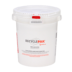 SUPPLY-068 RecyclePak Mixed Lamp Recycling Pail, 5 gal