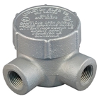 Type L Conduit Body with Cover, 3/4 inch, Malleable Iron, Zinc Electroplated