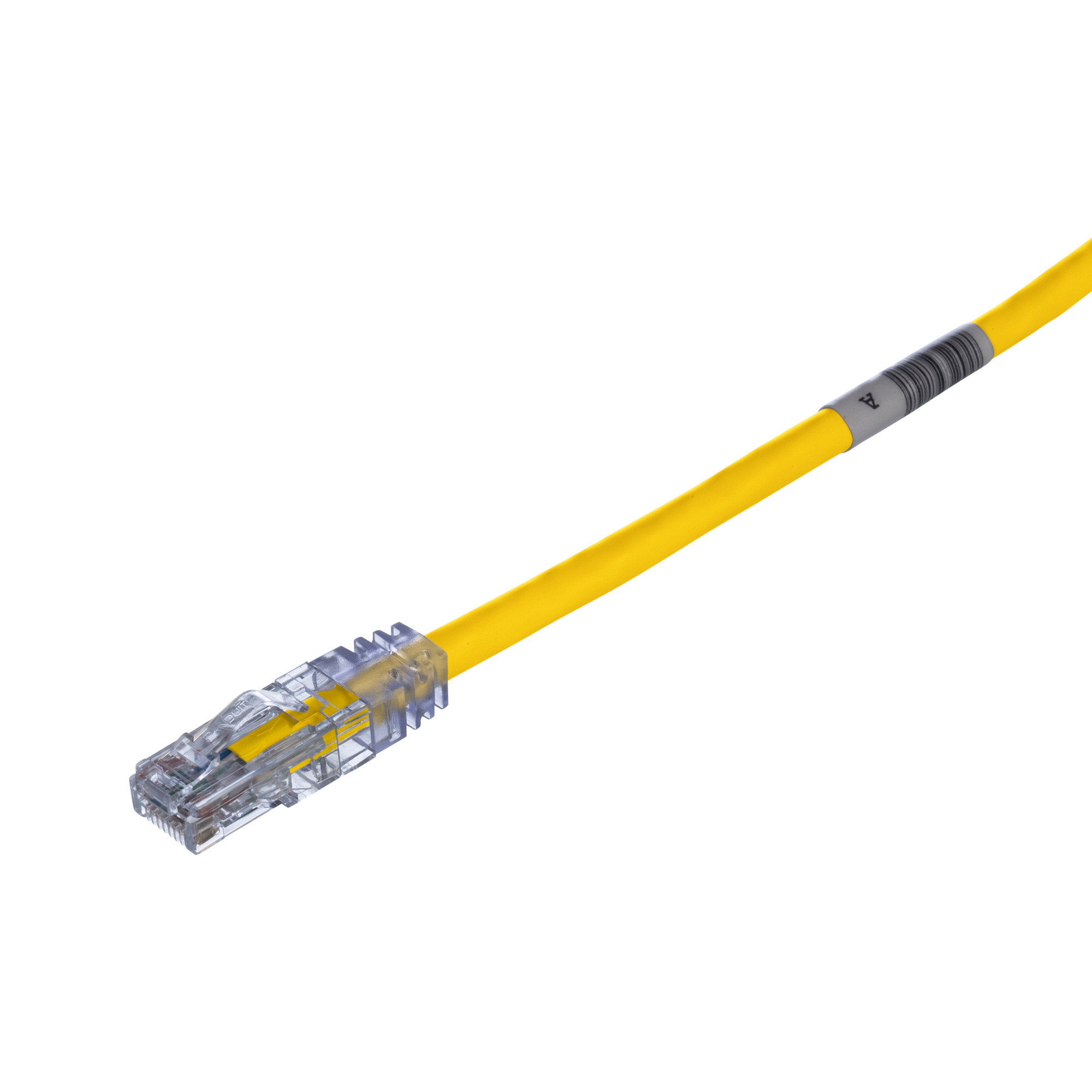 Cat 6 24 AWG UTP Copper Patch Cord, 3 ft, Yellow