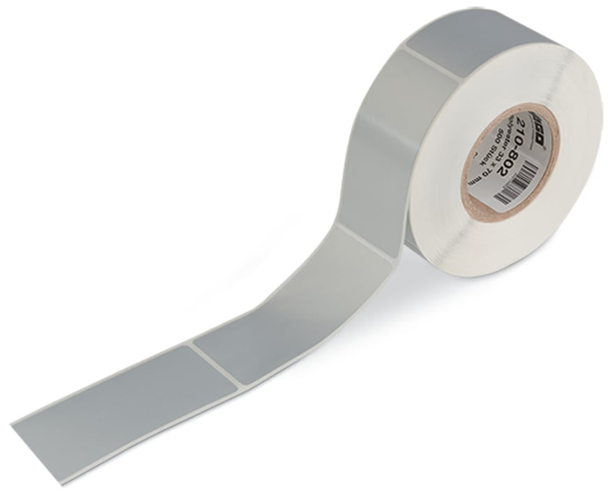 210-812 Label, Silver