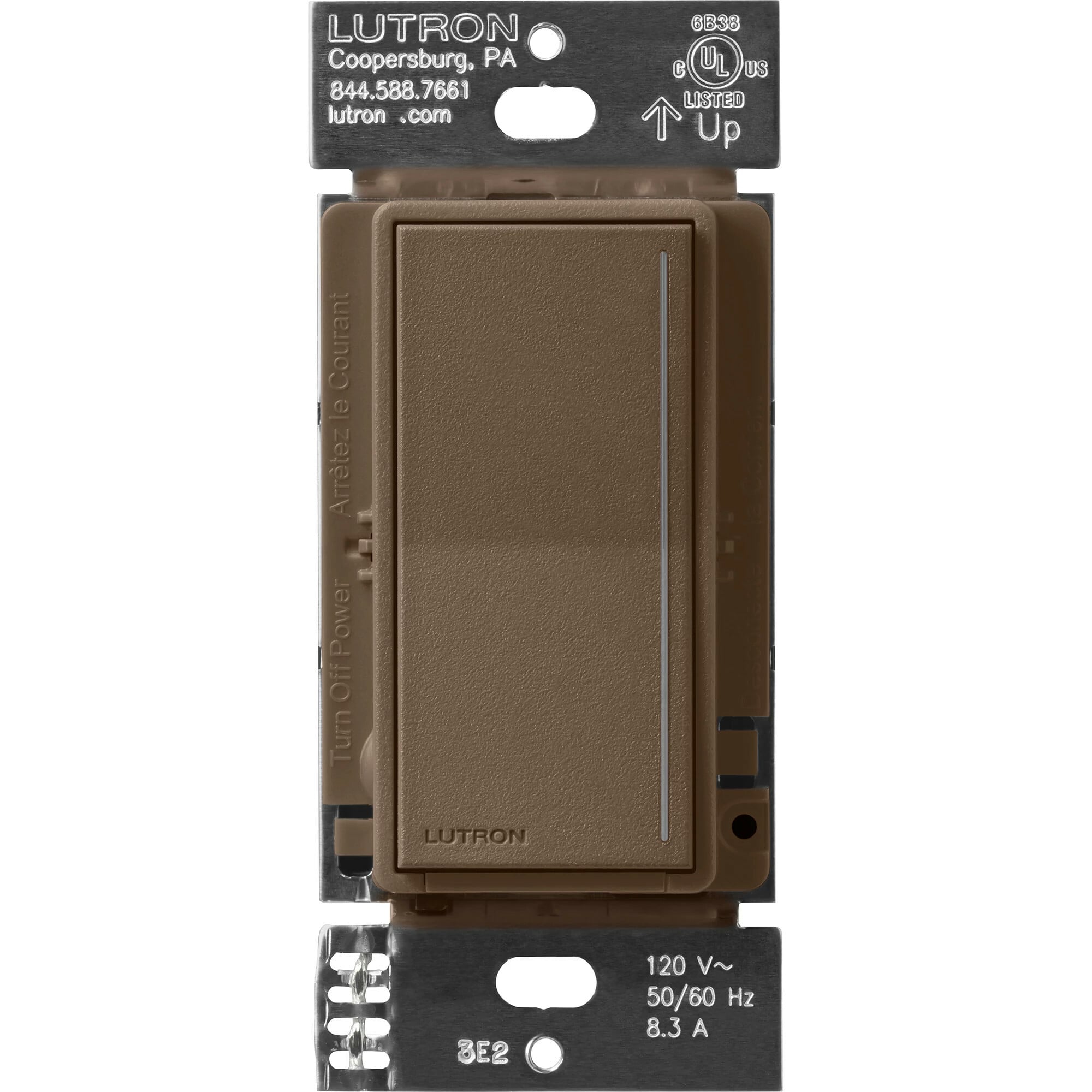 ST-RD-EP Sunnata Companion Dimmer Switch for Sunnata PRO LED+ Touch Dimmer, Multi-Location Dimming, Espresso