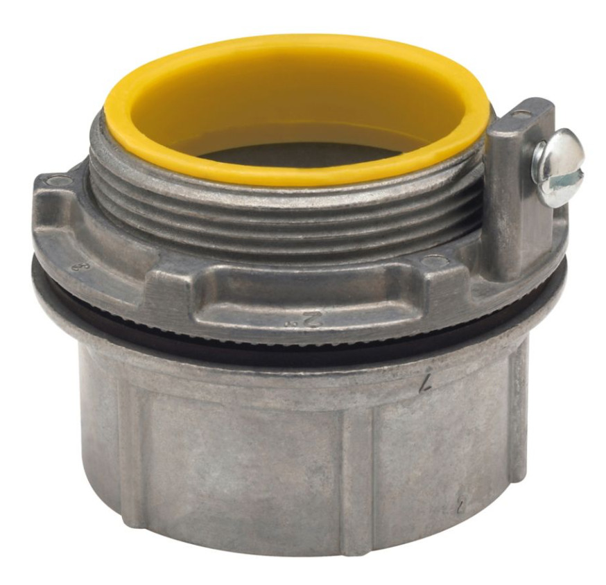CHG3 Threaded Grounded Hub, 1 in, For Use With IMC/Rigid Conduit, Zinc, Natural