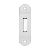 PrimeChime Plus 2 White Decorative Lighted Doorbell Button