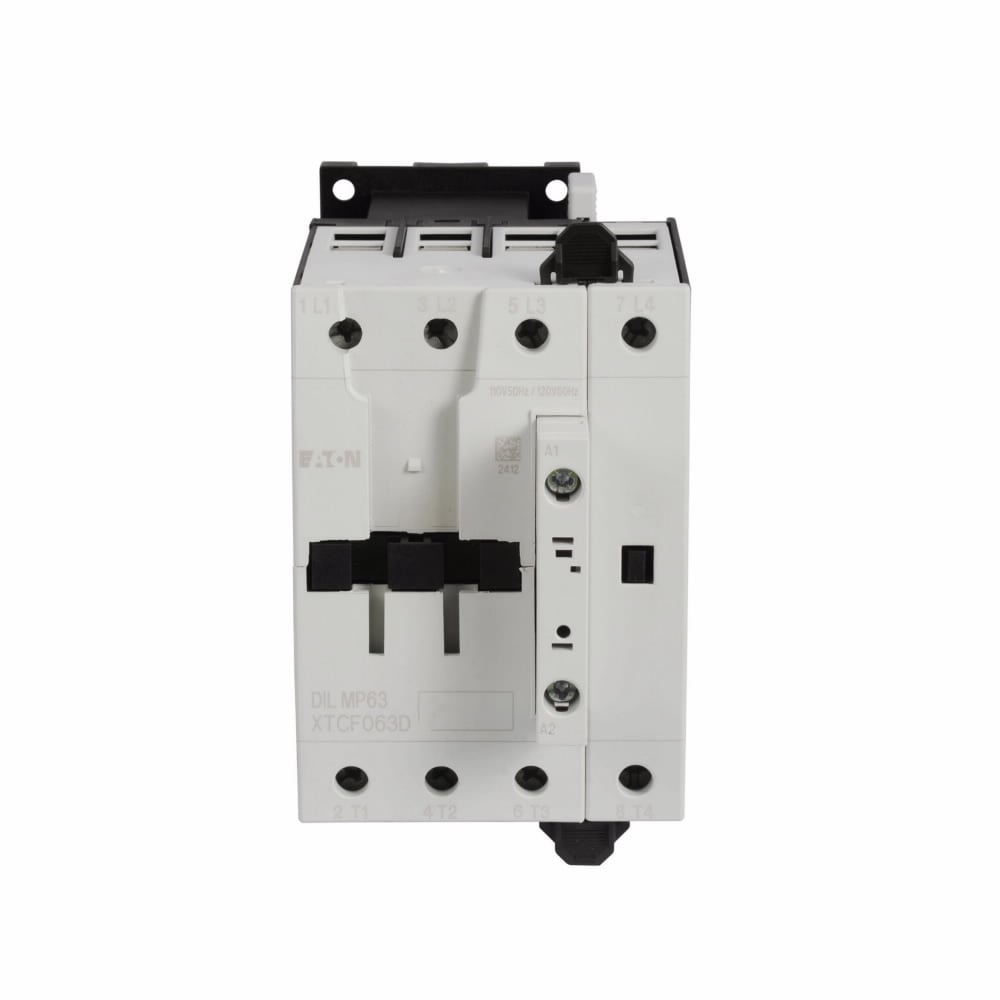 XTCF063D00C D-Frame Full Voltage Non-Reversing IEC Contactor, 415 V AC at 50 Hz, 480 V AC at 60 Hz V Coil, 63 A, 4 Poles