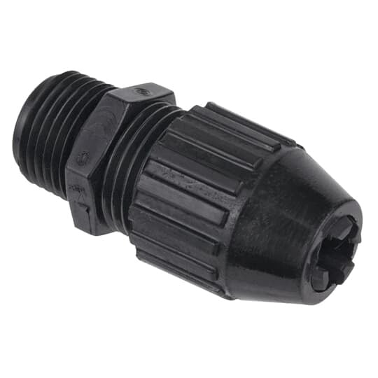 2694 T&B Black Beauty Liquidtight Strain Relief Cord Connector, 3/4 in Trade, 0.4 to 0.56 in Cable Openings, Nylon