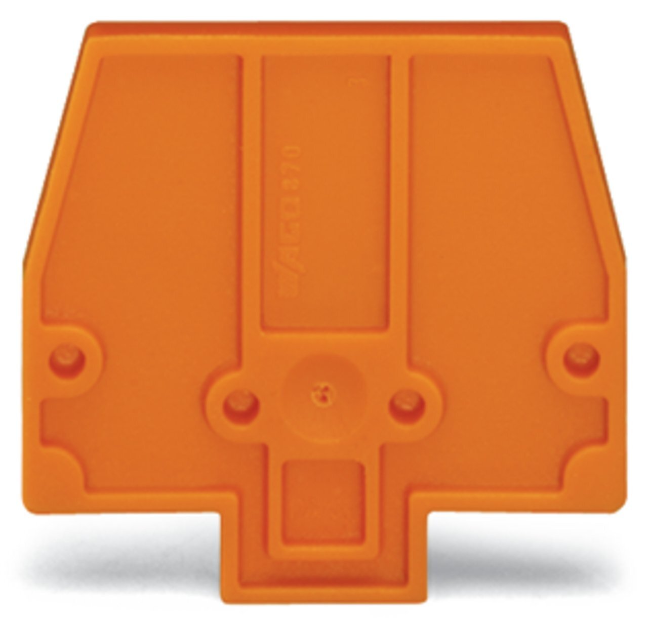 870-928 Separator Plate, For Use With Rail Mounted, Polyamide, Gray