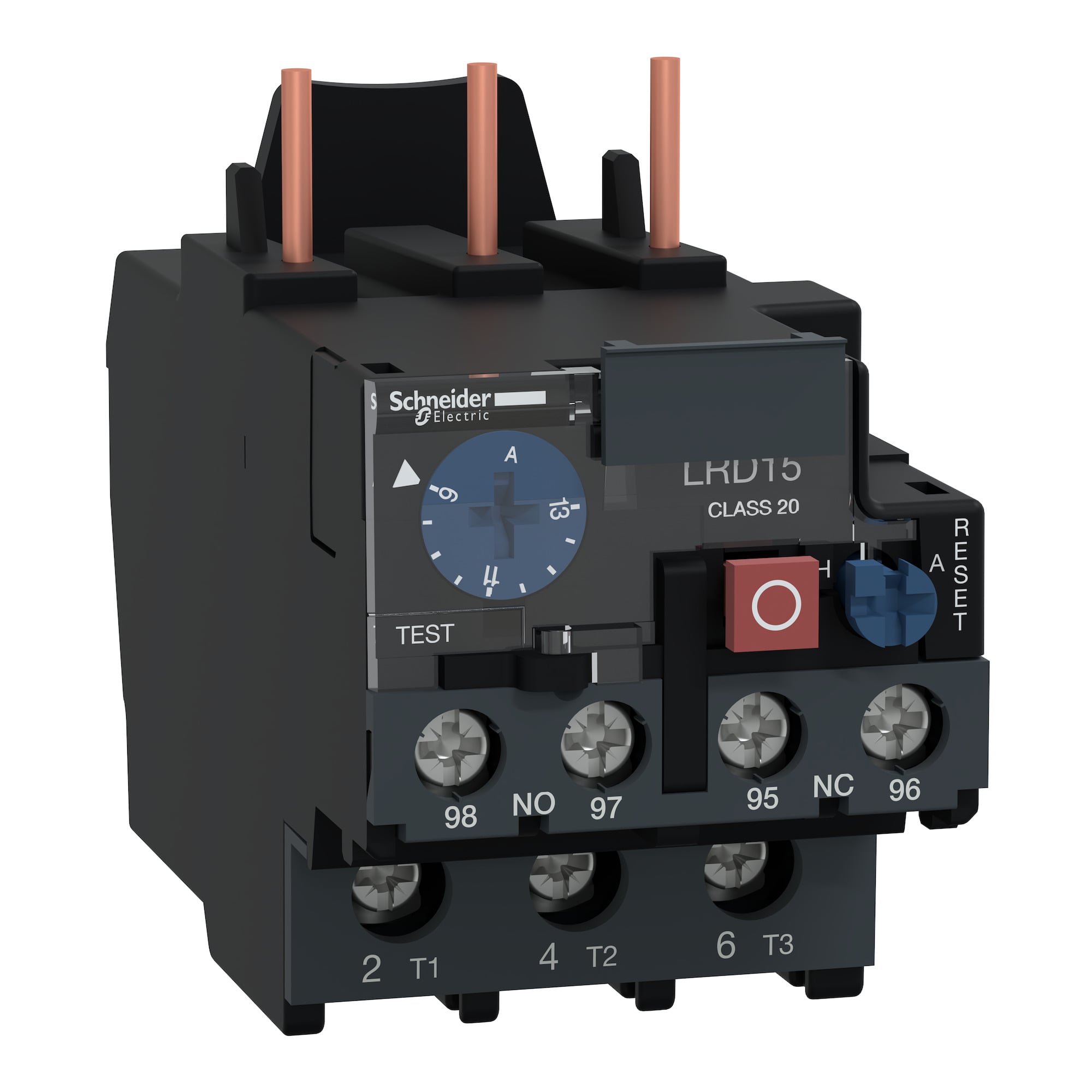 LRD1516 LRD Differential Thermal Overload Relay, 9 to 13 A, 1NO-1NC 1 Form A/1 Form B Contact, 690 V Coil