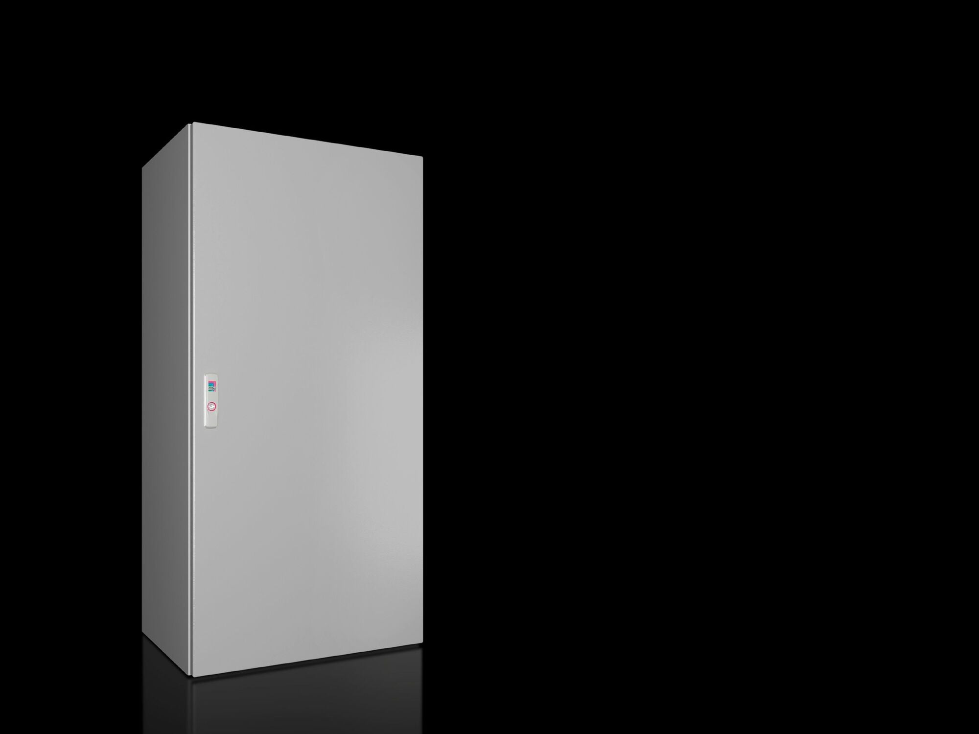 1261000 AX Series Compact Enclosure With (1) Gland Plate, 600 mm W x 400 mm D x 1200 mm H, NEMA 4, Carbon Steel