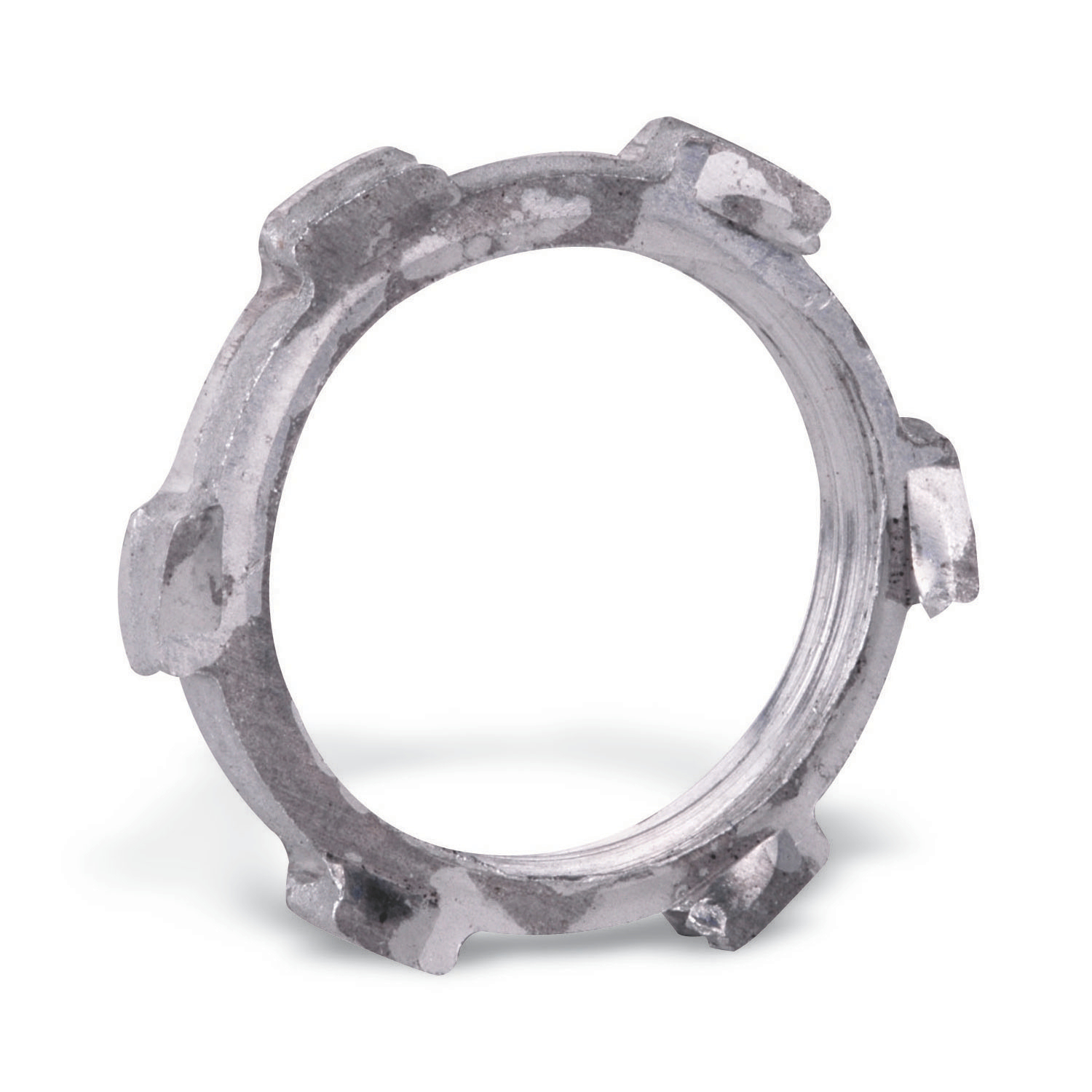 150 T&B Conduit Locknut, 4 in, For Use With Rigid/IMC Conduits, Malleable Iron