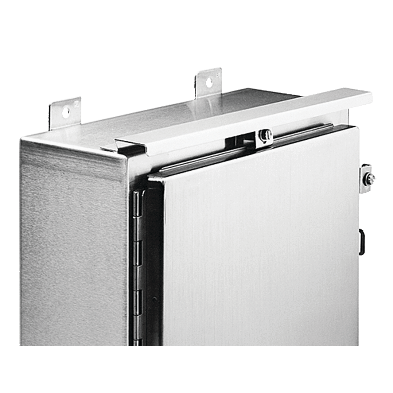 ADK20SS6 A4SY Drip Shield Kit, For Use With 20 in NEMA 4/4X 1-Door Free-Standing Wall Mount Enclosures, 316L Stainless Steel, Gray