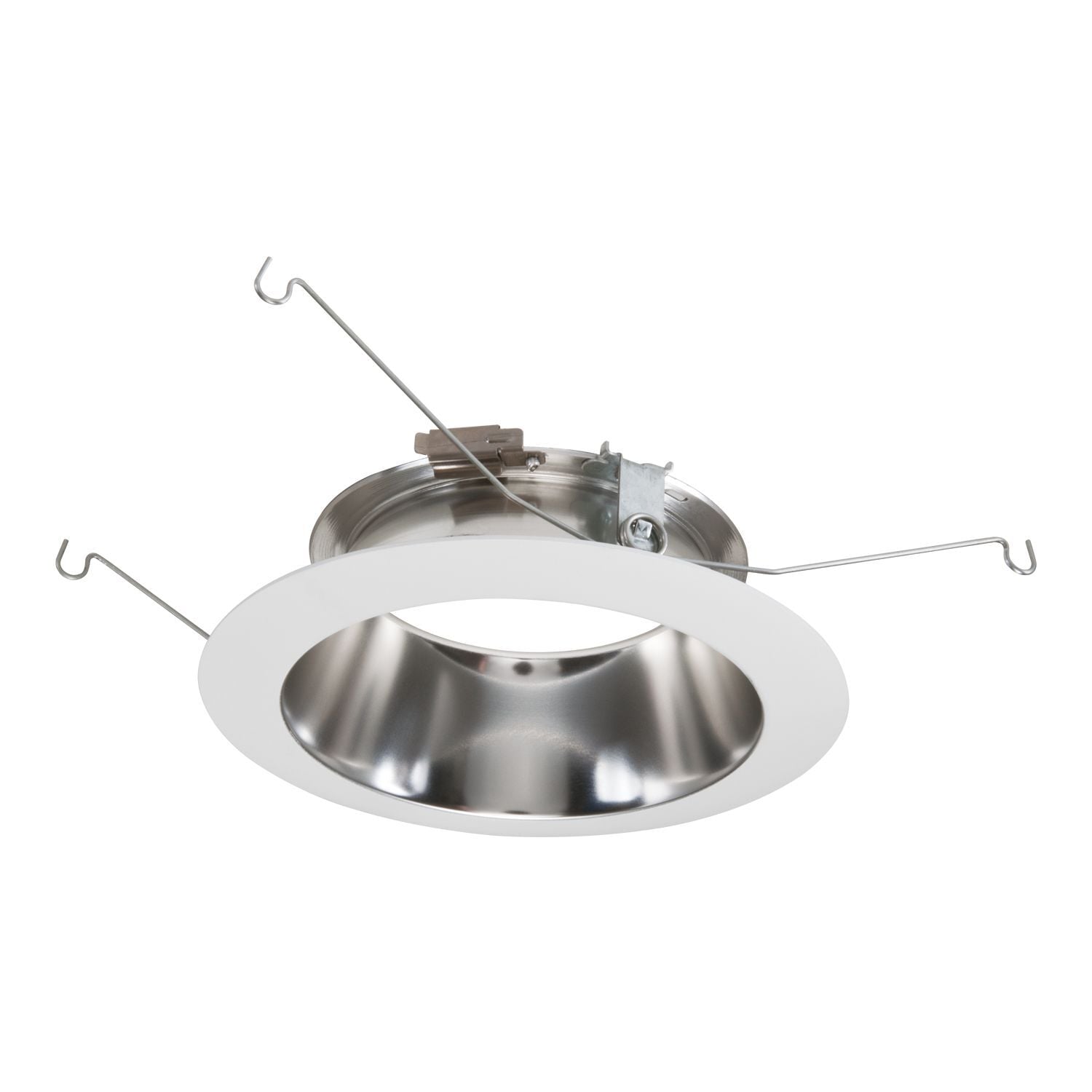 592SC Halo 592 Reflector Downlight Trim, 5 in Dia Inside x 6-1/2 in Dia Outside, LED Lamp, For Use With ML56 Series LED Light Module, Aluminum