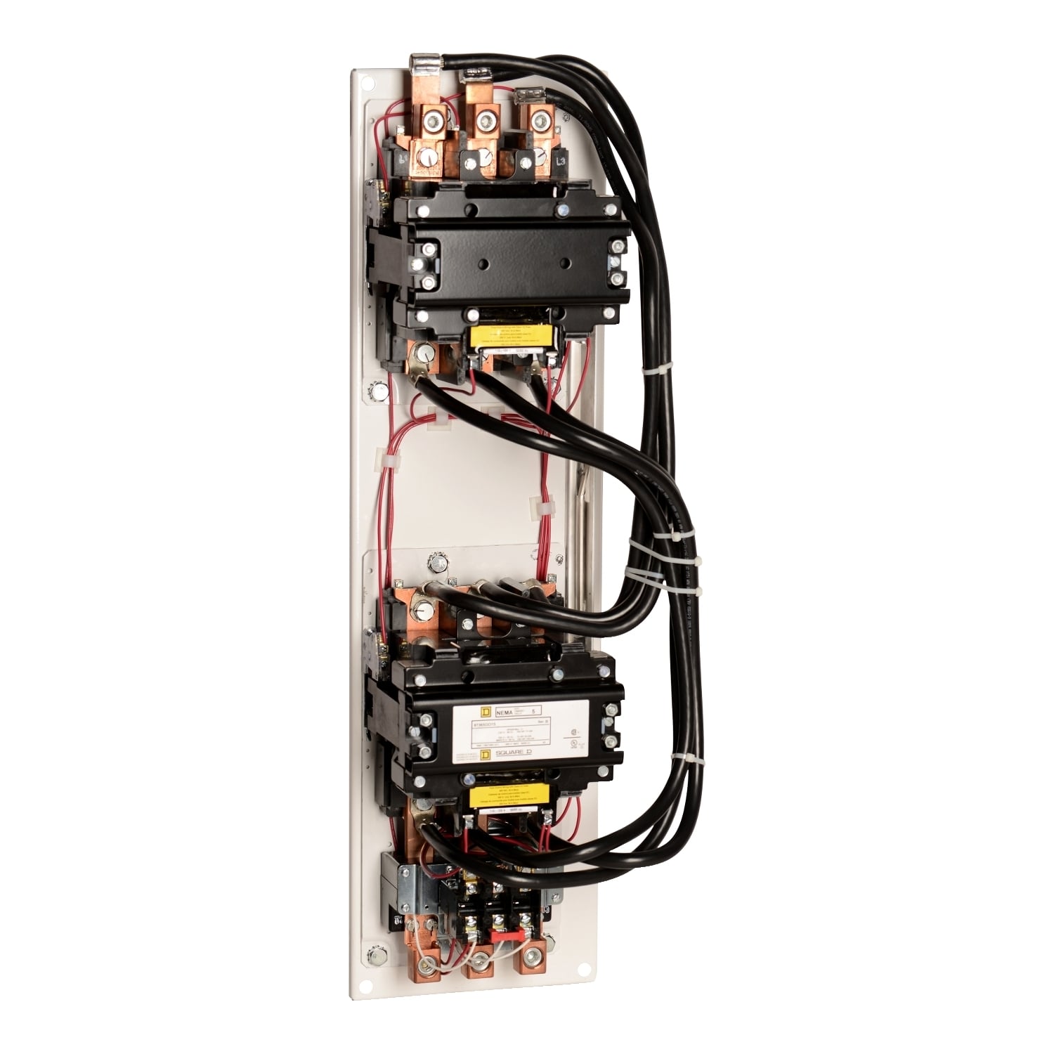 8736SGO1V02S Type S Magnetic Starter, 110 VAC at 50 Hz/120 VAC at 60 Hz V Coil, Reversing Action, 3 Poles, Open Enclosure