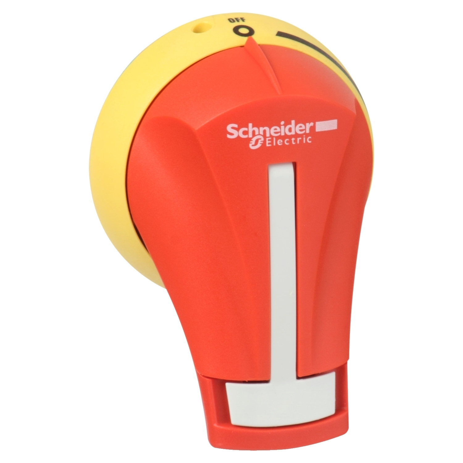 GS2AH120 TeSys 2-Position External Frontal Rotary Handle With Rotary Handle Padlocking, Red/Yellow