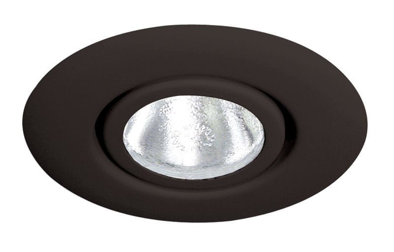 10 SC 10 Series Adjustable Flush Line Voltage Gimbal Ring Trim, 5 in OD, Incandescent Lamp, For Use With IC1P, TC1, TC1S, TC1R, TC1RCW, ES20 Series Housing