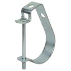 Hanger, Lay-In Pipe (J-Hanger), Pipe Size 2 Inch, A Rod Size 3/8 Inch, Hot-Dip Galvanized Steel