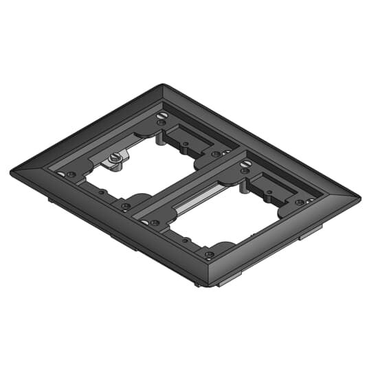 642-P-CAC-BLK Steel City Flush Service Non-Metallic Carpet Activation Kit, For Use With 640 P/740 Series Floor Box, 2-Gang, Black