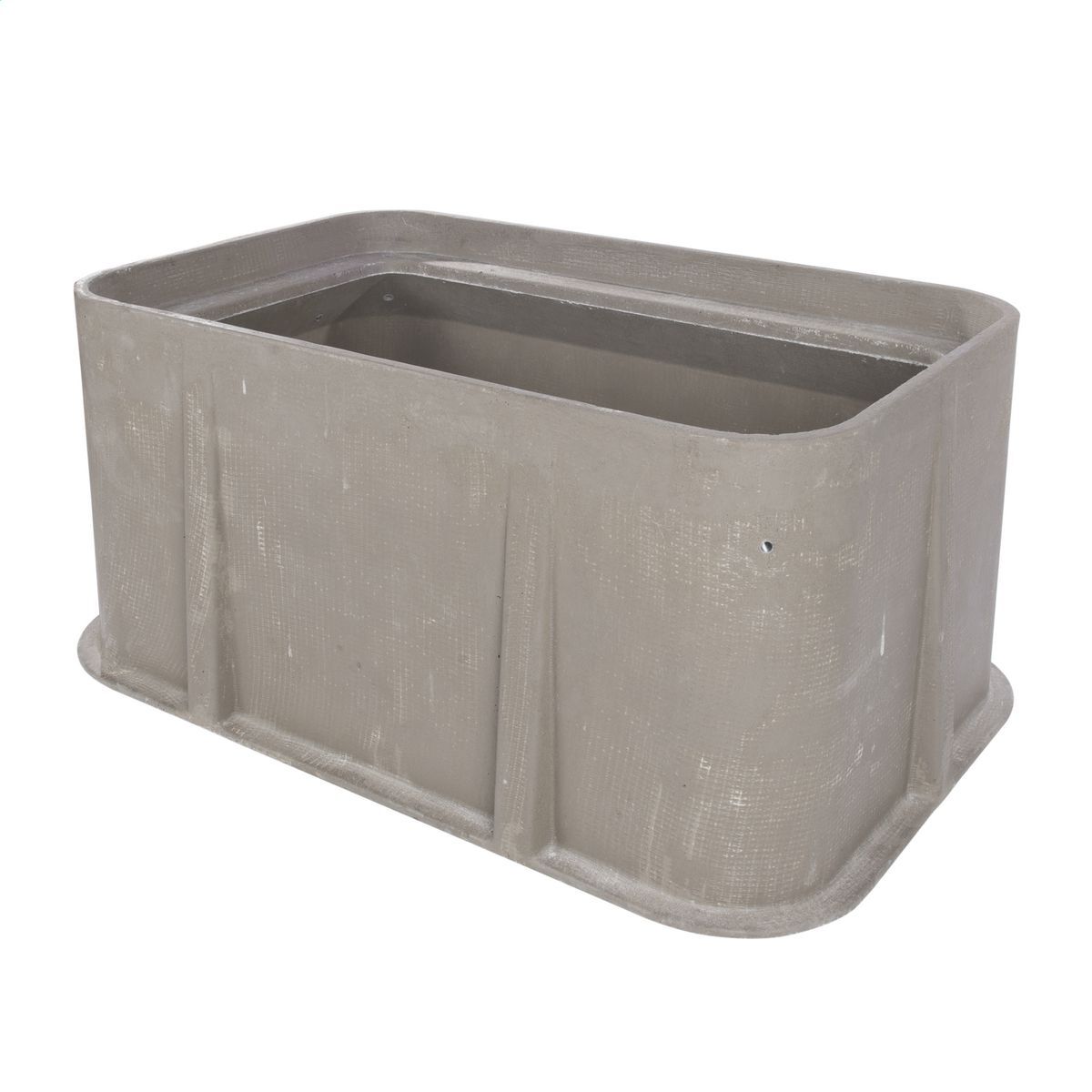 PD2436BA48 Type PD Stackable Box, 42.56 in L x 30.69 in W x 48 in H, Polymer Concrete
