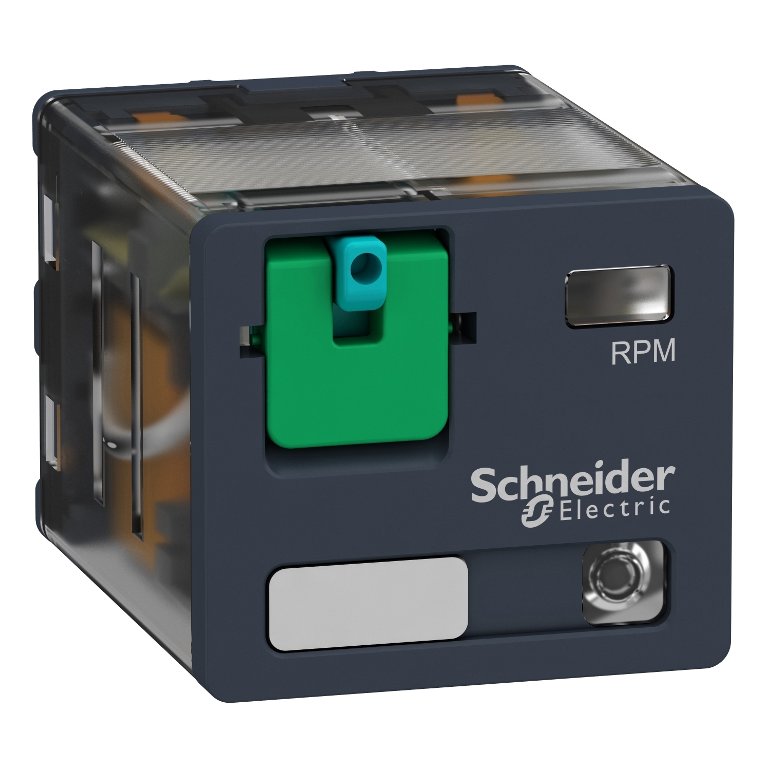 RPM32BD Zelio Power Relay With Adapter, 15 A, 3NO-3NC 3 Form C 3PDT Contact, 24 V DC V Coil