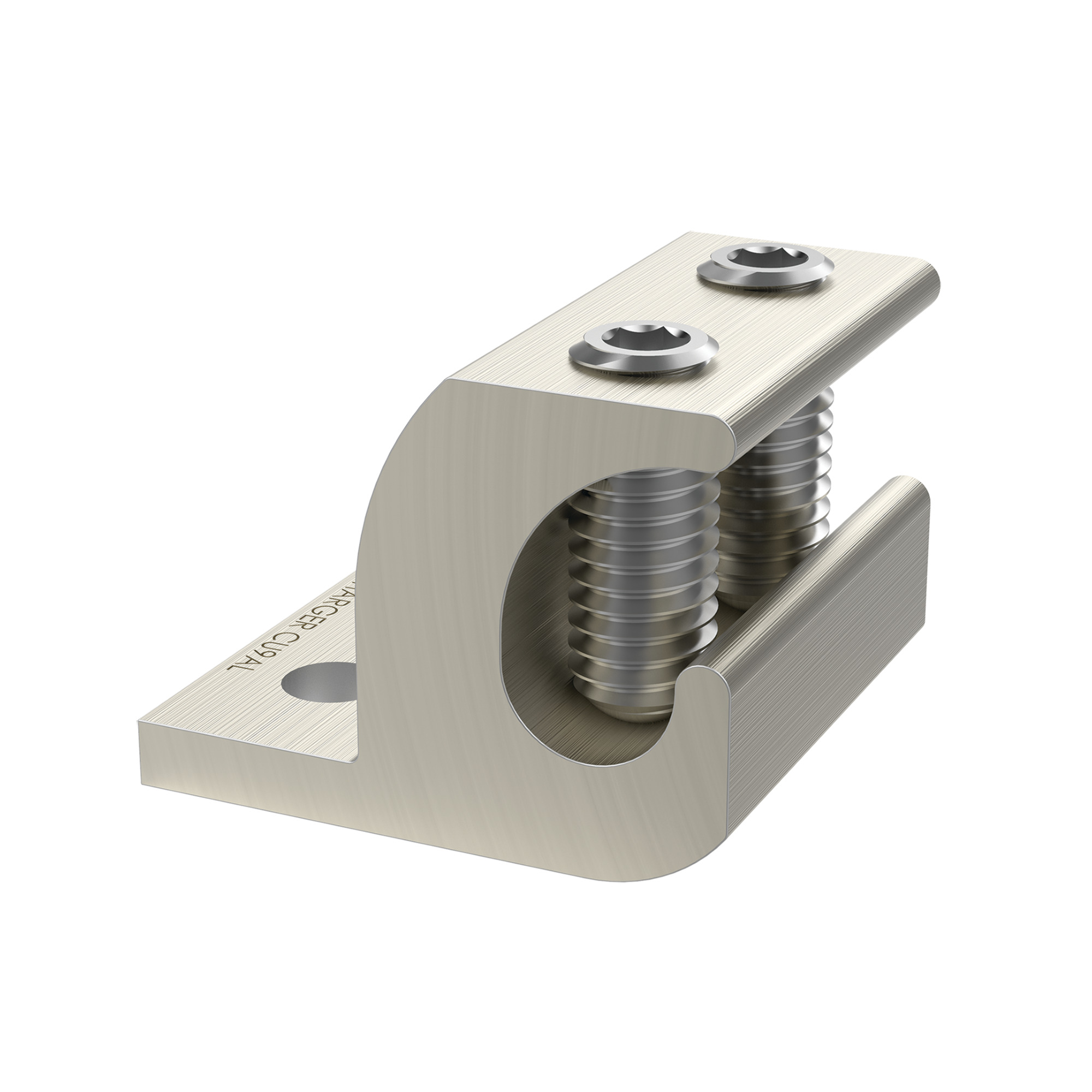 DGLG DBG Dual Rated Lay-In Grounding Lug, 14 to 2/0 AWG, Aluminum, Electroplated