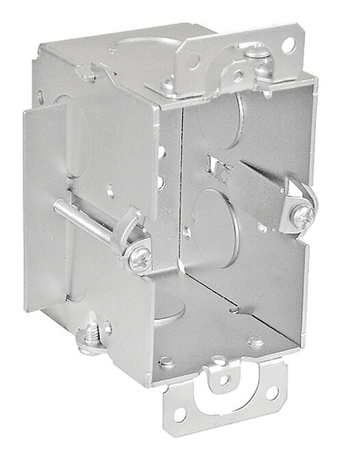 Deep Switch Box w/ Old-work Clips, 2-1/2", 50 Pak