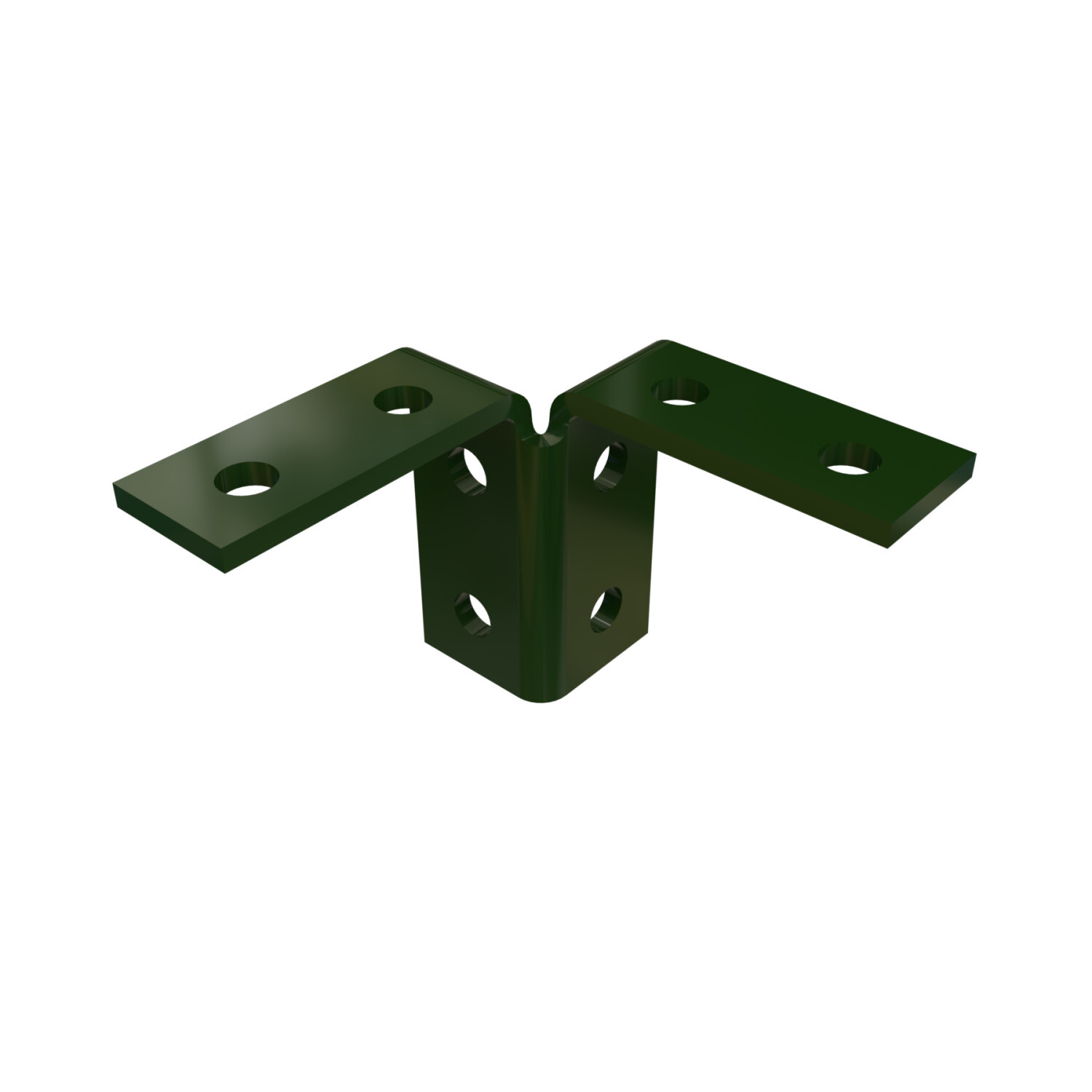 P2225-GR Wing Shape Fitting, 1-5/8 in W, For Use With 1-5/8 in W Series Channel