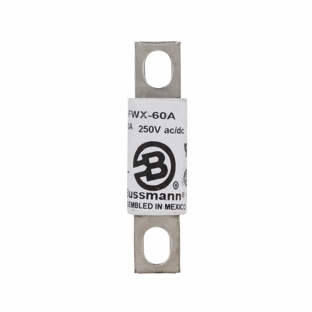 FWX-50A North American Style High Speed Fuse, 50 A, 600 V, 50/200 kA Interrupt, Cartridge Body