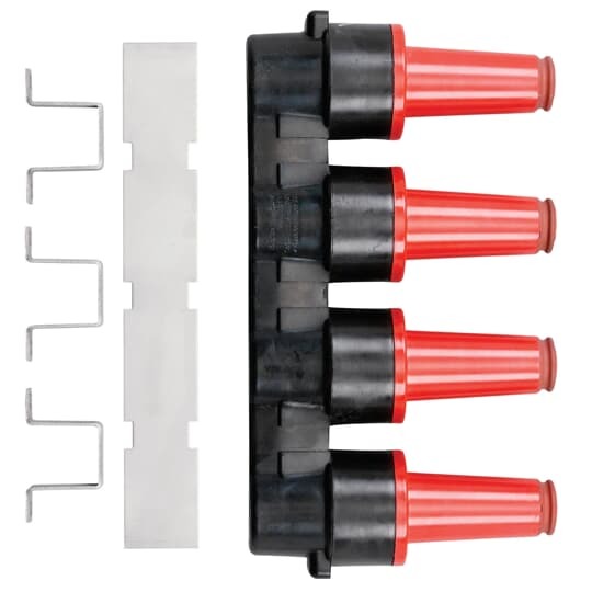 164J4-5 Elastimold 4-Point Junction Loadbreak Junction With U Strap, 15 kV, 200 A, Fastened Mount, EPDM Rubber