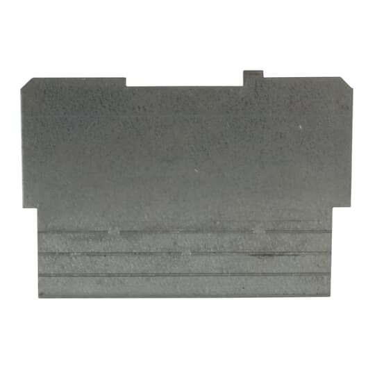 52-PS-1 Steel City 2-Gang Square Box Partition, 4 in L x 4 in W, Steel, For Use With 1-1/2 in Deep Box With 2-Device 1/2 in, 3/4 in and 1 in Square-Cut Tile Wall Raised Cover