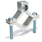 Aluminum Dual-Rated Waterpipe Ground Clamp for Wire Range 6 - 250, Water Pipe Size 2 1/2 - 4