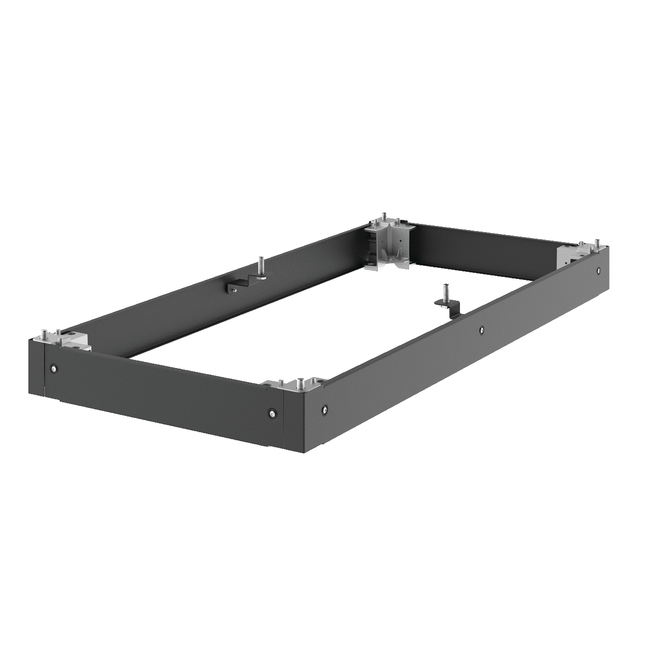 P2BP1126 P40 Fully Sealed Plinth Base, 100 mm H x 1199 mm W x 564 mm D, For Use With ProLine G2 1200 x 600 mm Modular Enclosure Frame, Steel, Black